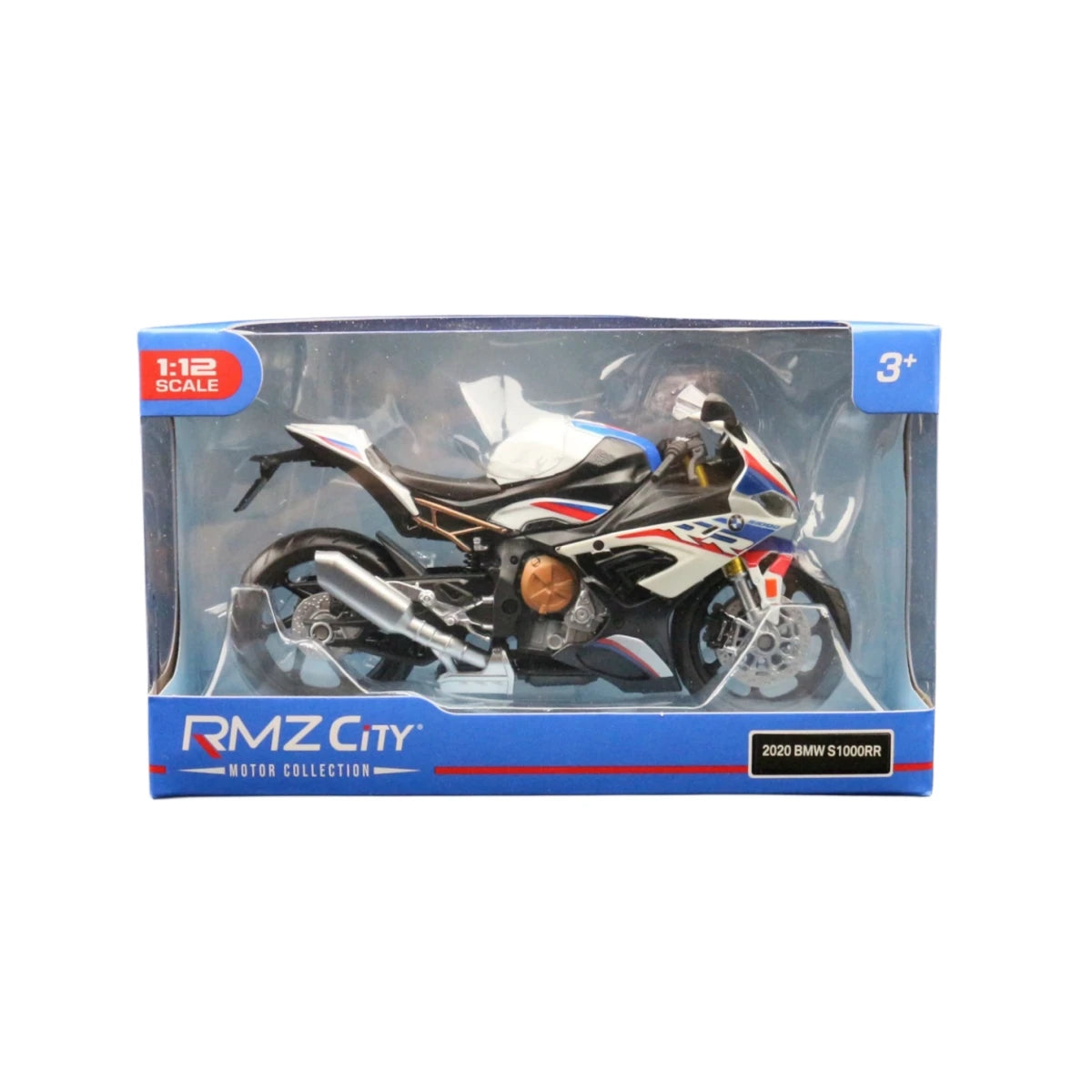 1/12 BMW S1000RR Motorcycle Toy 1:12 RMZ City Diecast Metal Racing Model Super Sport Miniature Collection Gift For Boy Children