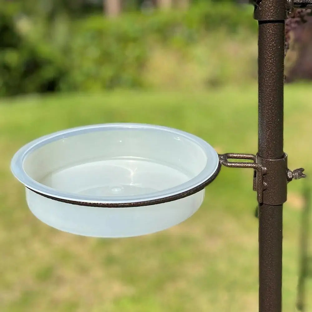 Outdoor Garden Hummingbird Water Dish Tray Replacement Plastic Birdbath Bowl Wild Bird Feeding Station Drinker Water Feeding