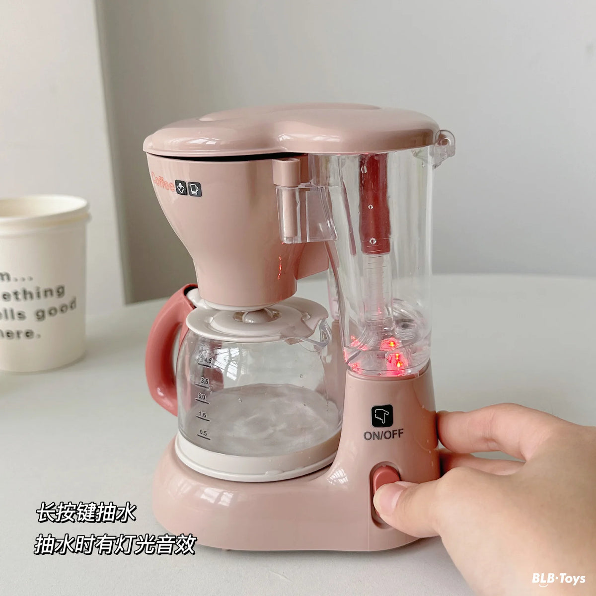 Kids Simulation Kitchen Appliances Sets Toy Mini Blender Coffee Maker Washing Machine Pretend Play Creative Electric Game Gift