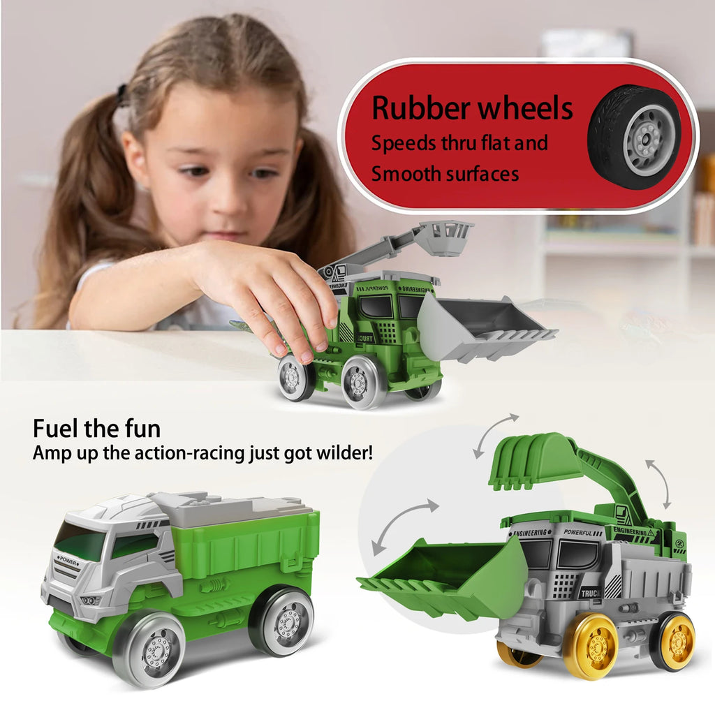 Replacement Cars for Tracks - Extra Race Car Accessories for Dinosaur Race Track & Train Toy Gift - for Kids Boys and Girls Toys