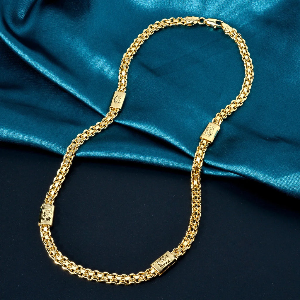 Italian Jewelry Set 18K Gold Plated Latest Design Women Men Copper Long Necklace  Dubai Gift Trendy Party Engagement Jewellery