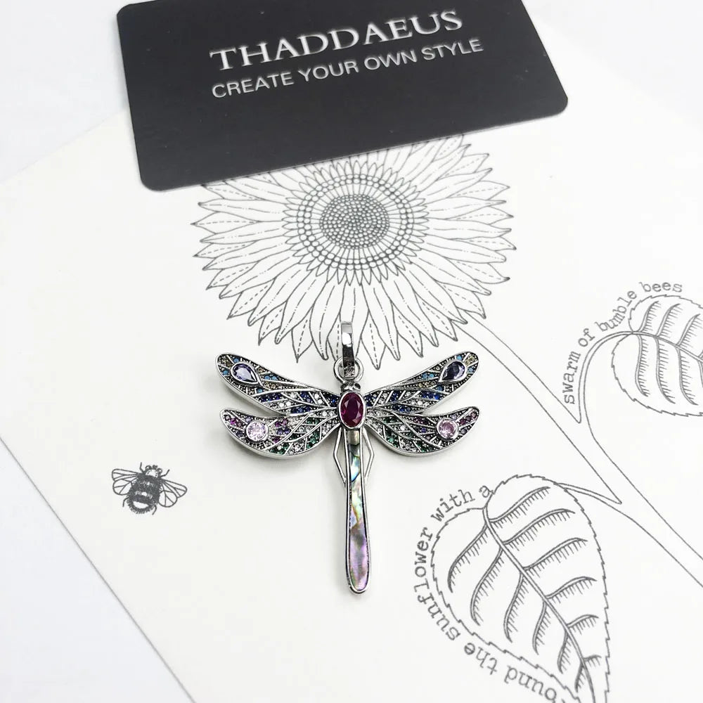 Pendant Pomegranate Tree Flower Bird Butterfly Dragonfly Cat Koala Brand New Jewelry Europe 925 Sterling Silver Gift For Woman