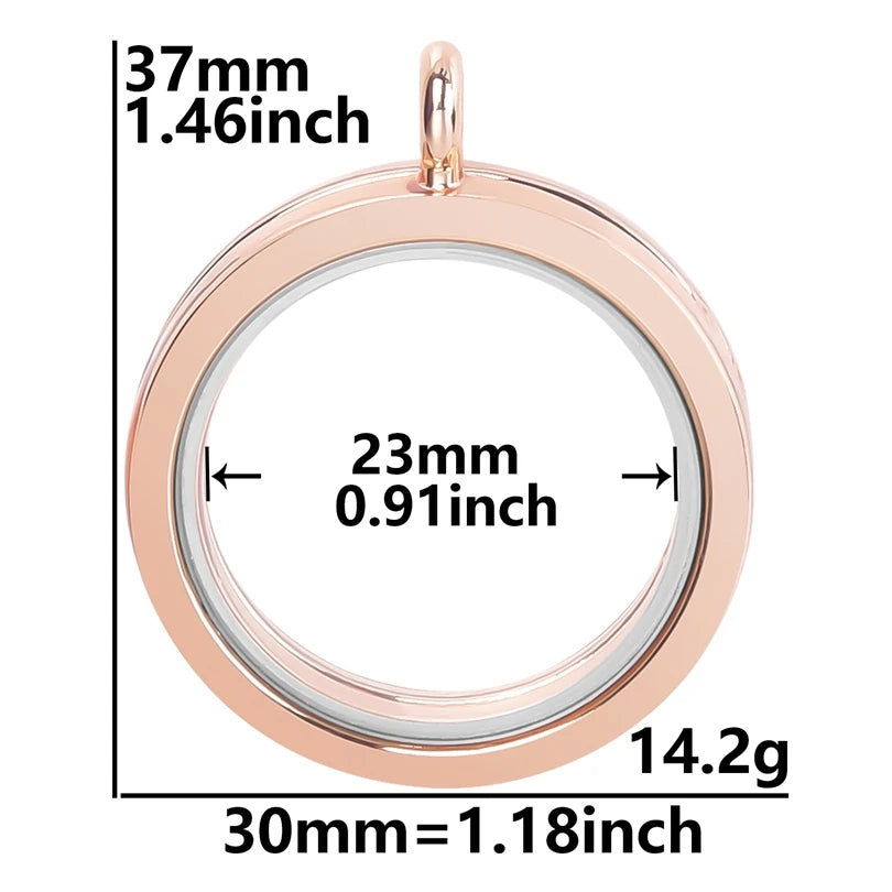 10Pcs/Lot Openable Round Living Reliquary Picture Locket Pendant Glass Floating Cremation Urn Medaillon Colgantes Jewelry Making