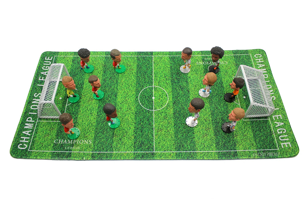 1:64 Scale Parking Road Garage Football Field Toy Mat Mouse Pad For Diecast Car Model Dolls Scene Display