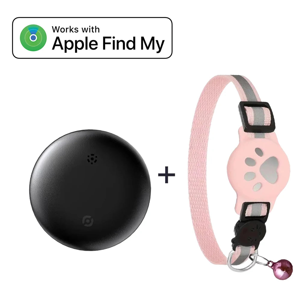 Smart GPS Tracker Tag Works For Apple Find My Anti-Lost Pet Cat Collar Key Finder Wallet Luggage Bag Suitcase iOS Locator