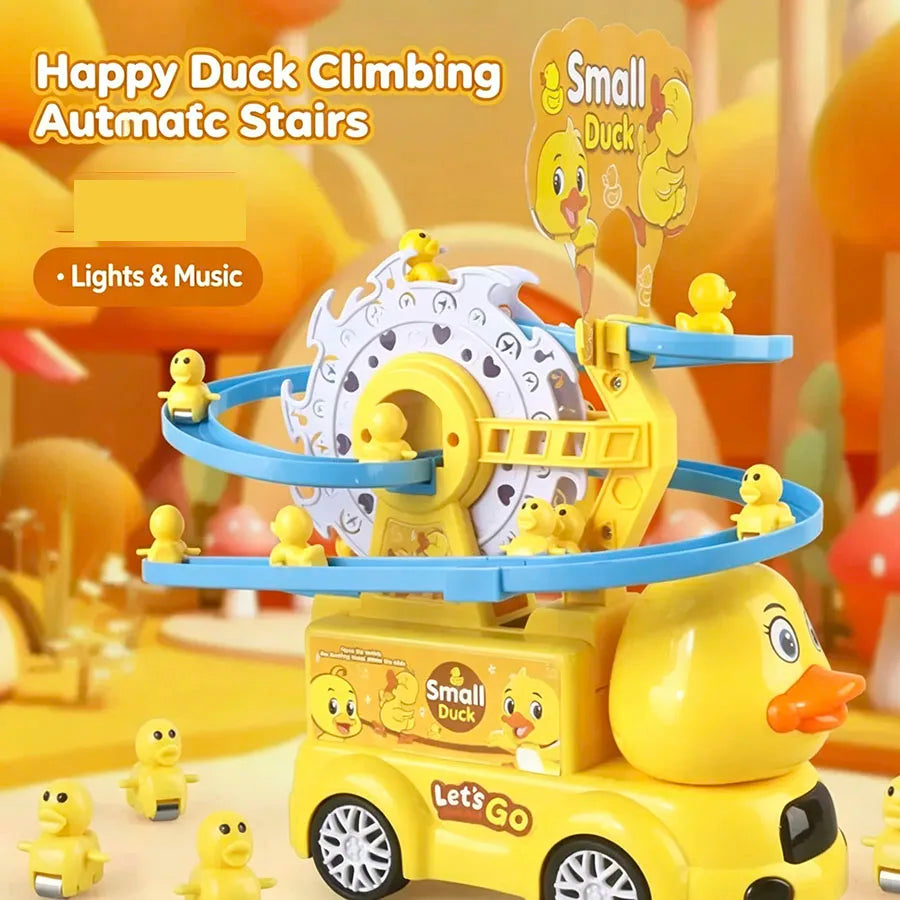 1pcs Cartoon Animal Ferris Wheel Track Car Toy with Light and Music Puzzle Parent-Child Interactive Birthday Christmas Gift