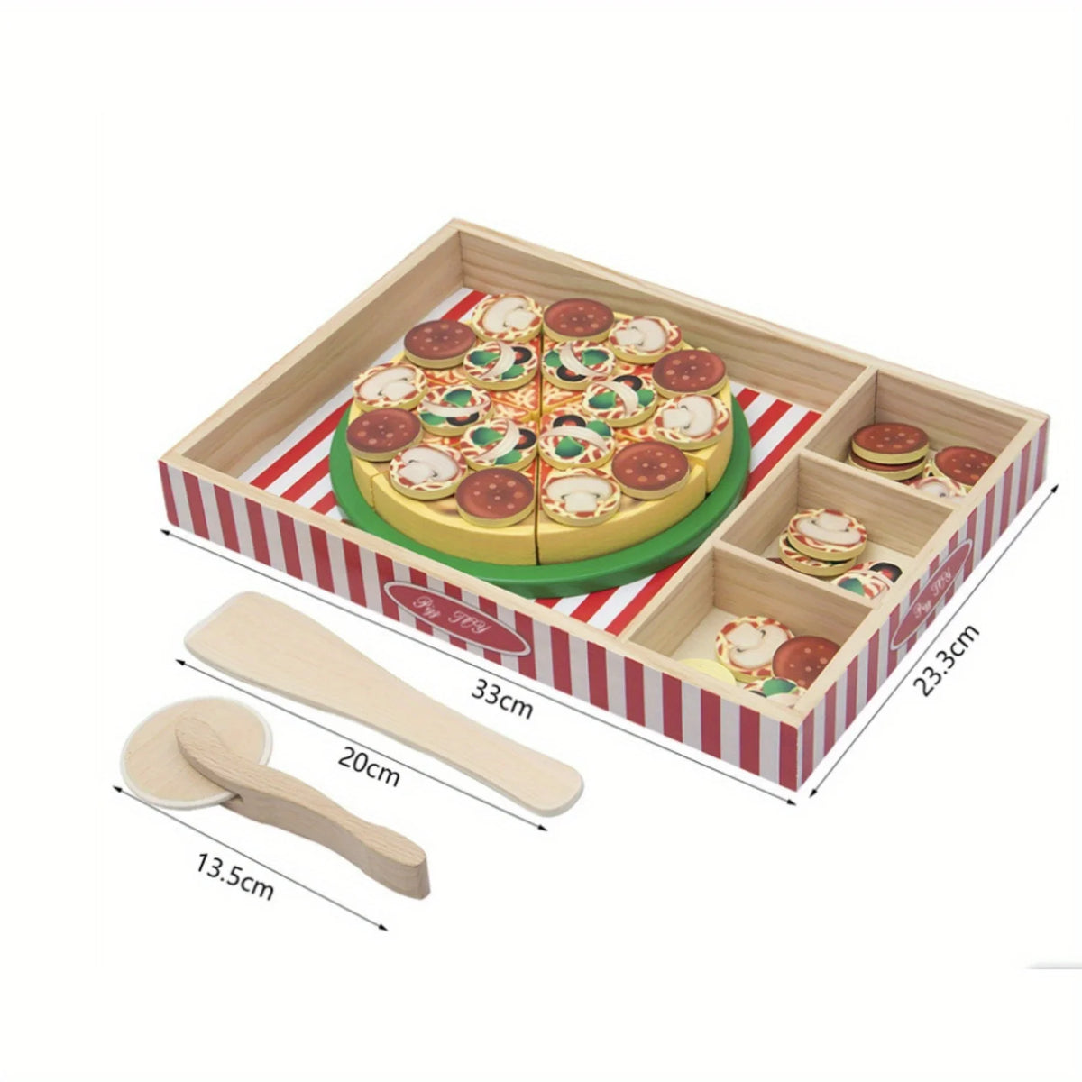 Wooden Simulation Pizza Children Play House Boy Girl Cake Dessert Cut Cut Music Fruit And Vegetable Cognition Wooden Toy 36pcs