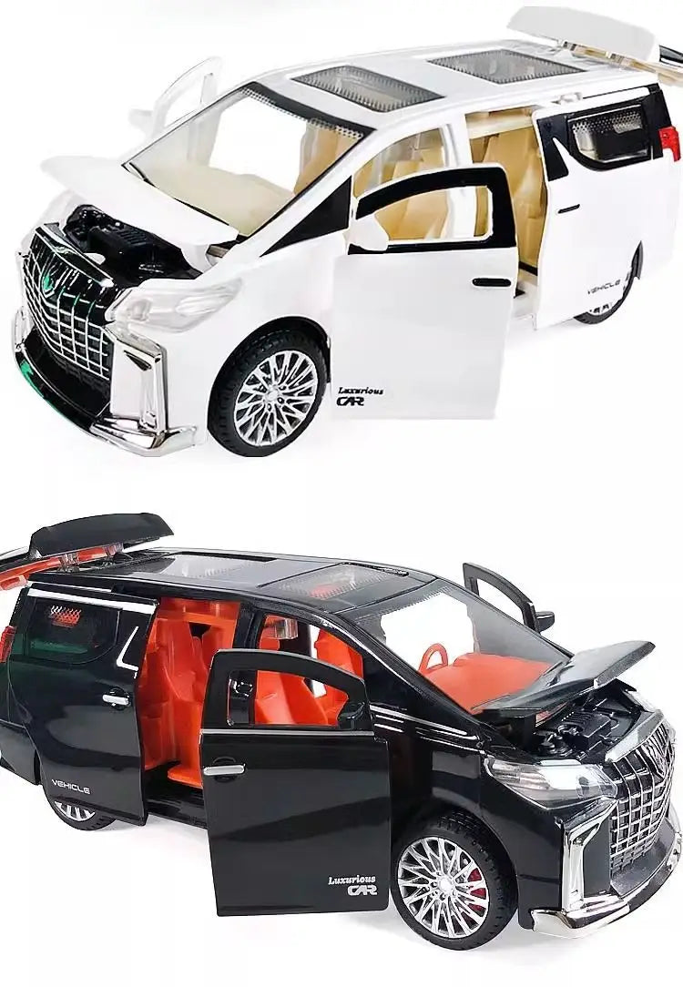 Children's Inertia Pull back Car Toy with Lighting Sound Simulation Commercial Car Model Boy Gift Toy Car Kids Holiday Gift