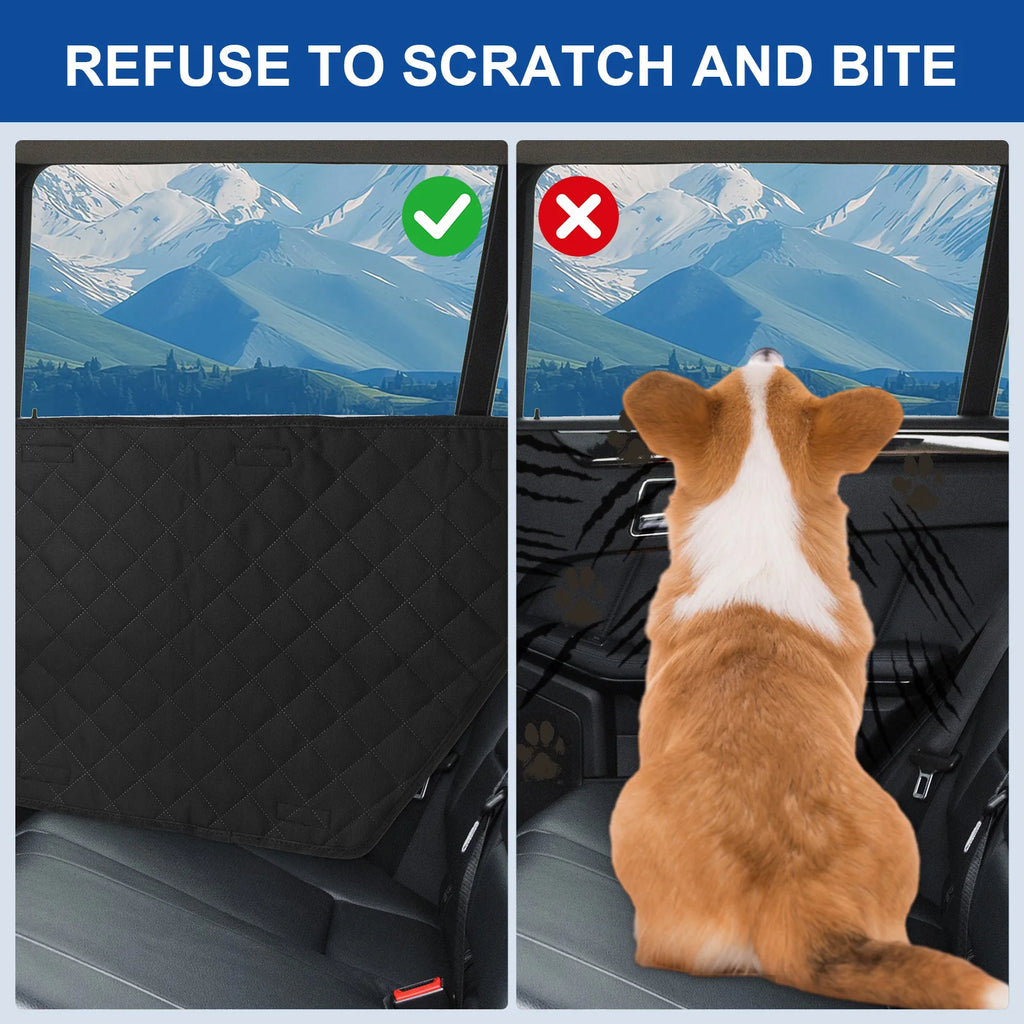 2Pcs Oxford Waterproof Car Door Protector Dog Vehicle Door Protector Washable Car Door Protect Mats for Car SUV Truck Dog Travel
