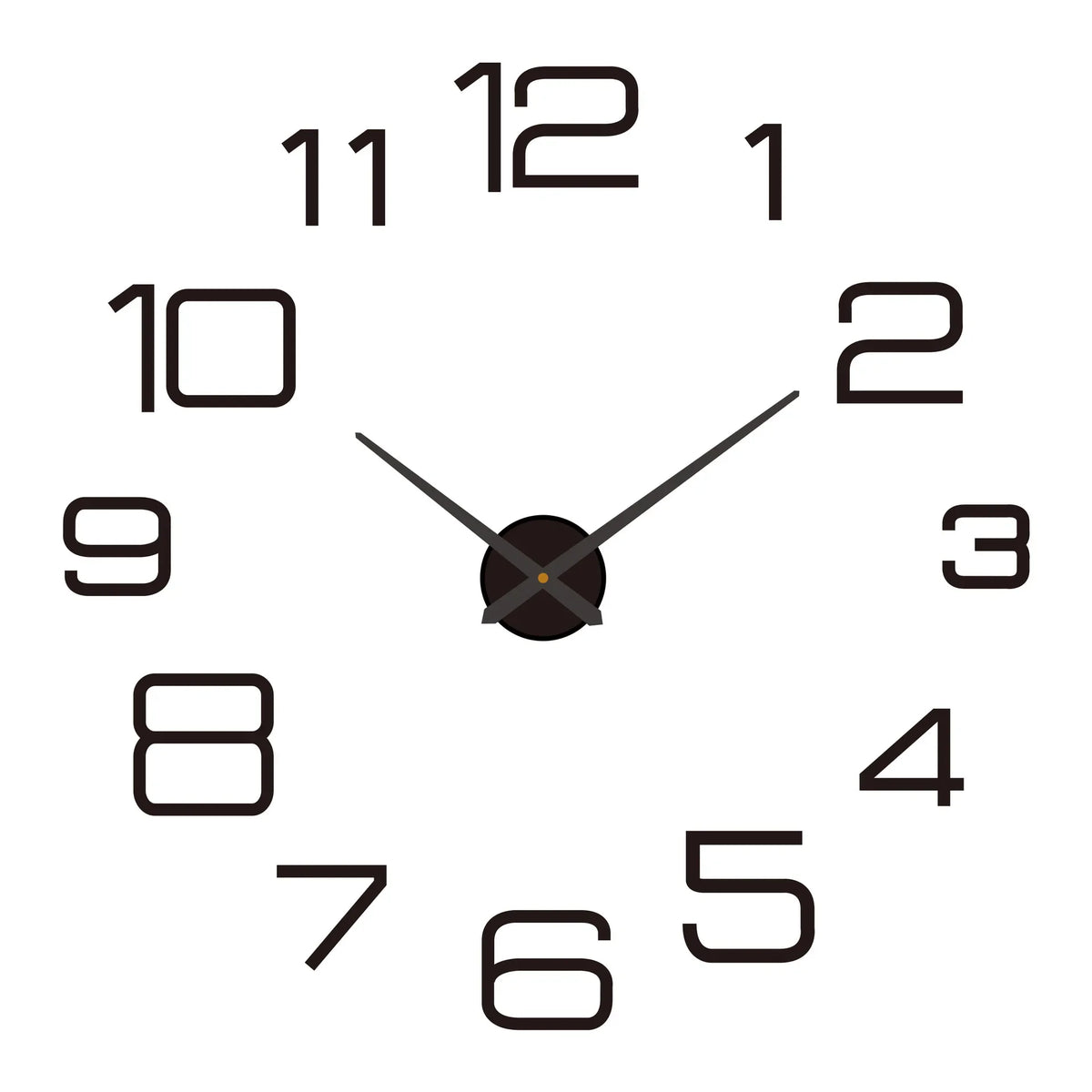 New Modern Design Large Wall Clock 3D DIY Quartz Clocks Fashion Watches Acrylic Mirror Stickers Living Room Home Decor Horloge
