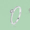 Butterflykiss 4.5mm S925 Sterling Silver  Round Real Moissanite Rings For Women Girls Cassic Wedding Statement Fine Jewelry Gift
