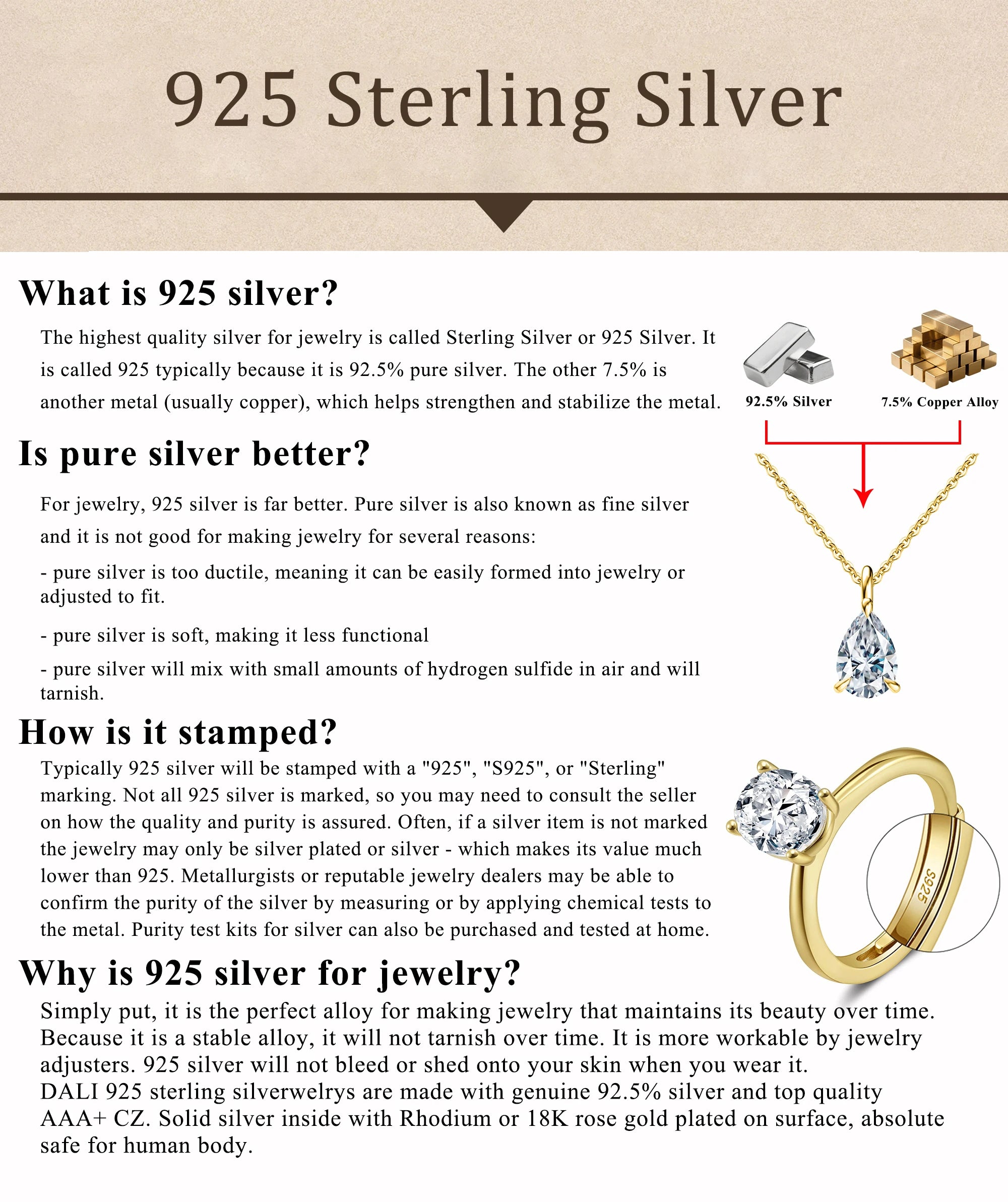 Effie Queen Fashion 925 Sterling Silver Ring Perfect Polished Simple Design Unisex Jewelry Propose Wedding Jewelry Gift APR33