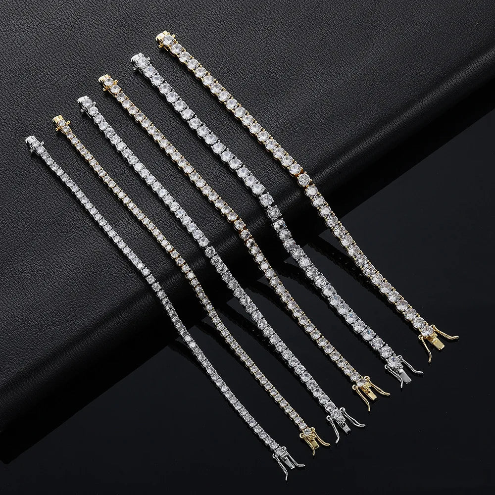 D VVS1 Moissanite Tennis Necklace For Women Top Quality 100% 925 Sterling Silver Sparkling Party Fine Jewelry