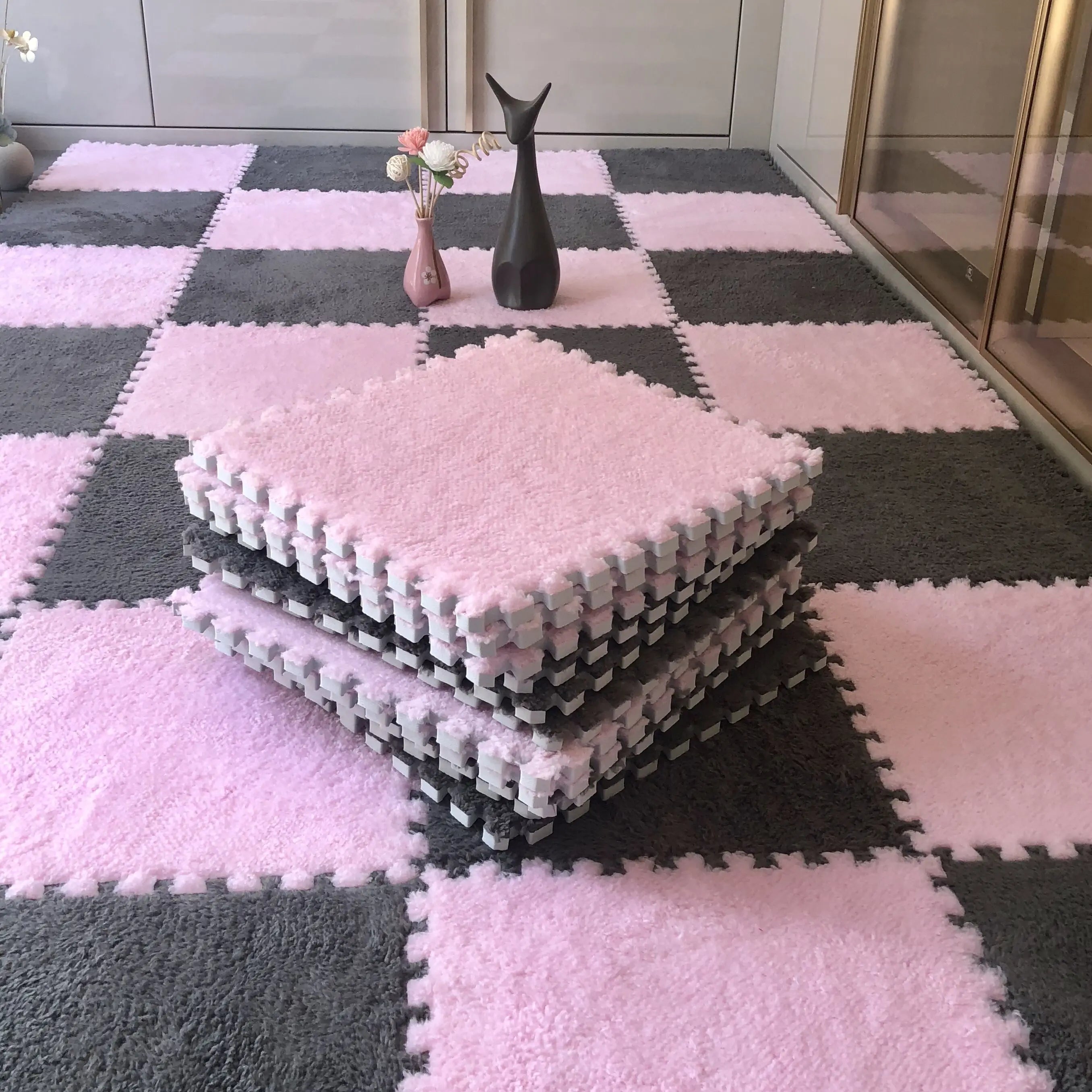 4-20Pcs Washable Guinea Pig Rabbit Cage Mat Waterproof Hamster Bedding Mat Cage Pee Pad Small Animal Rabbit Mouse Reusable Mat