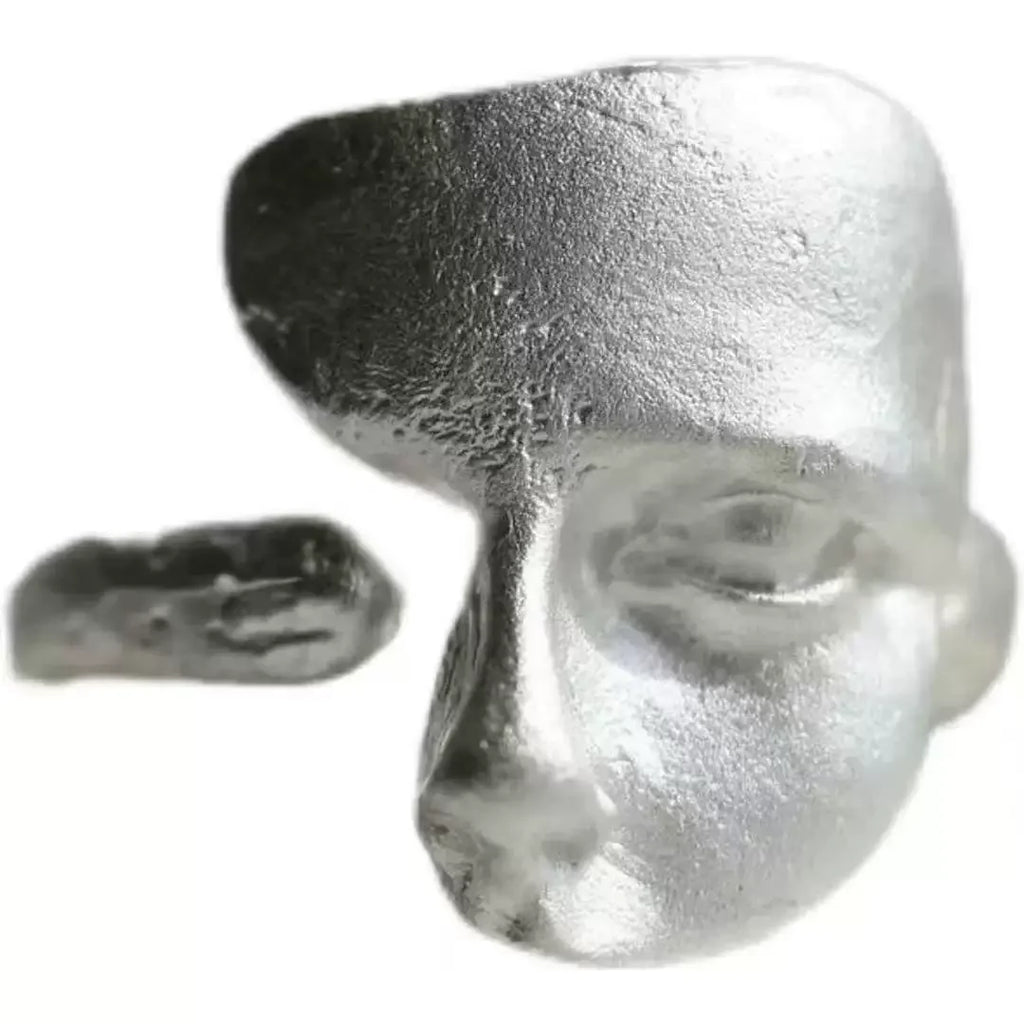 Sam Panda 925 Sterling Silver Mask Ring For Women Gift Frosting Vintage Irregular Personality Punk Jewelry Dropshipping