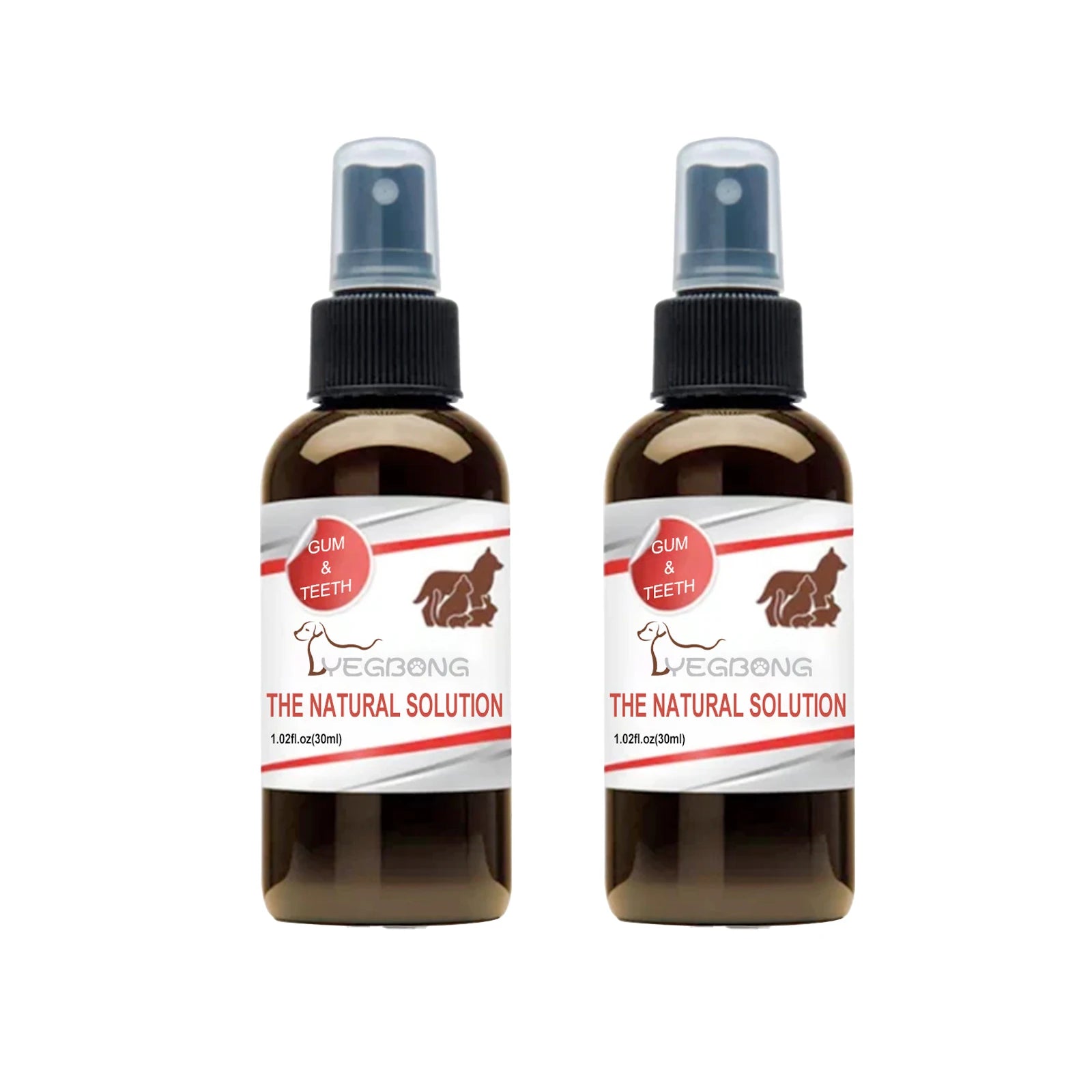Pet Dental Care Spray for Dogs Cats Bad Breath Eliminator Hygiene Spray Tartar Plaque Control Fresh Breath Natural Formula 30ml