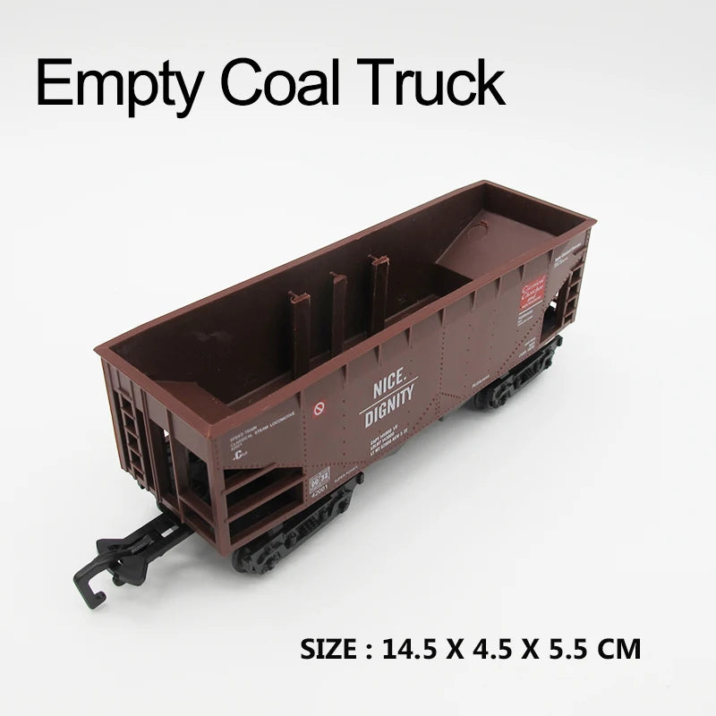 3cm Width wheel Train Track Cargo Car Carriage Wagon Model Guage Accessories DIY Toy Classic Electric Trains Rail King Trian Set