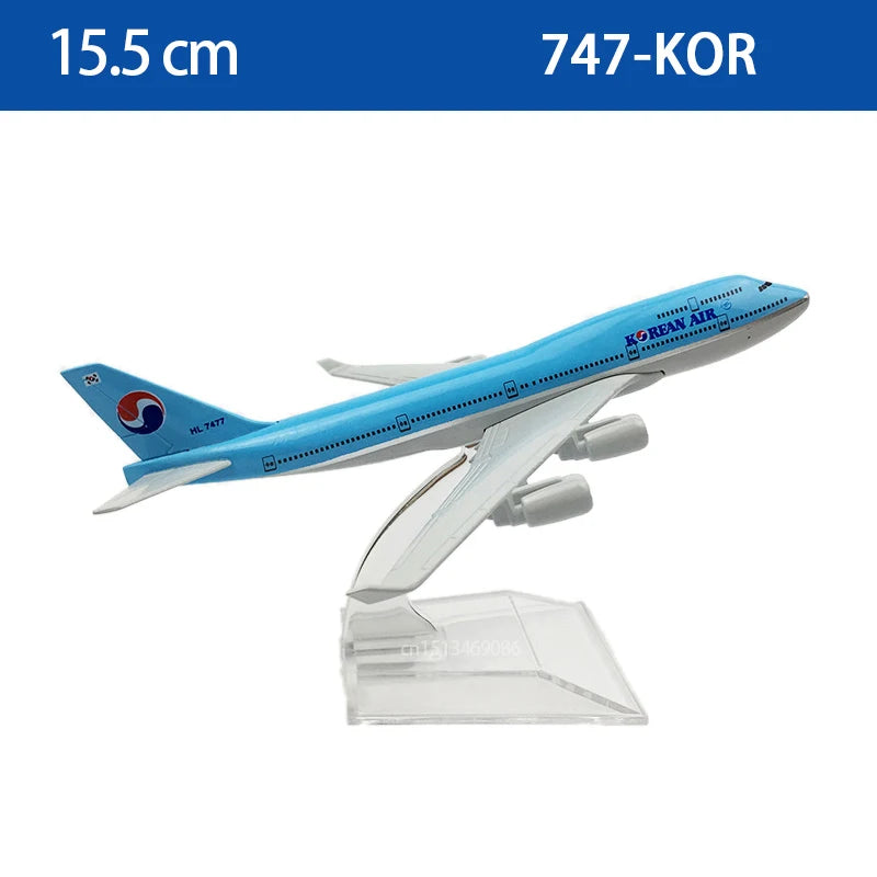 15CM 6inch Diecast Alloy 747 British Malaysia Airways B747 Airlines For Collection Friend Gift