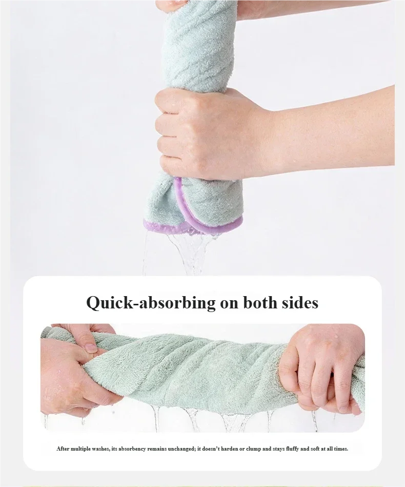 Coral Fleece Absorbent Pet Towel Absorbent Pet Towel Small Pet Cat Dog Bath Towel