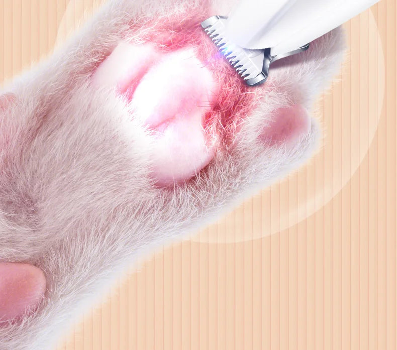 Pet Grooming Clippers Dog Cat LED Light Waterproof Electric Trimmer for Paws Feet Hair Cutting Dog Hair Dog Trimmer Pet Grooming