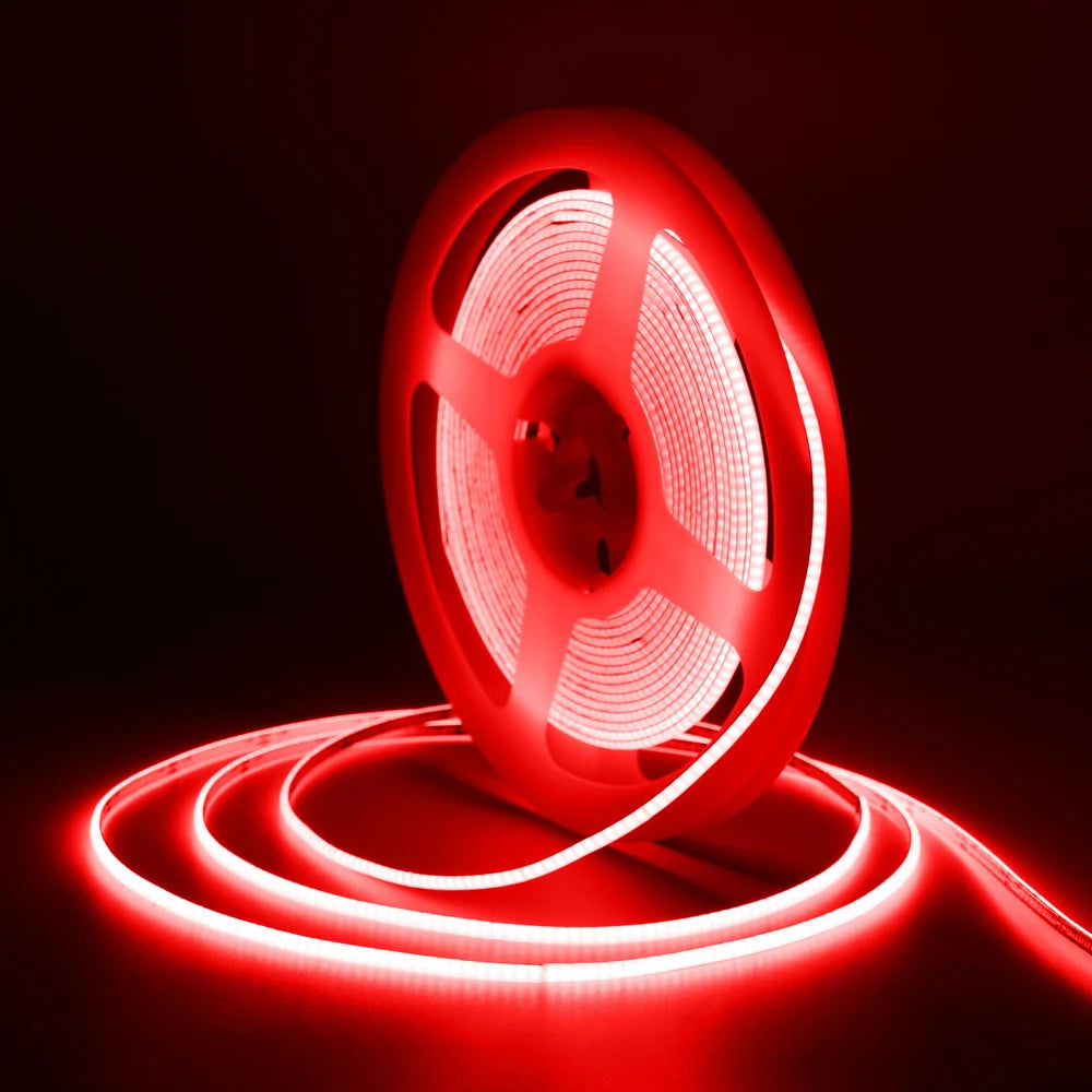 2.7mm Super Thin COB LED Strip Light 3V 5V 12V Colored Light Strips For Room Decoration Car FOB Flexible Ribbon Dimmer Backlight