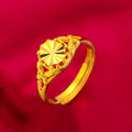 ANIID Dubai Gold Color Ring For Women Resizable Brazilian Wedding Bride Arabic Ethiopian Finger Ring Nigerian Jewellery Moroccan