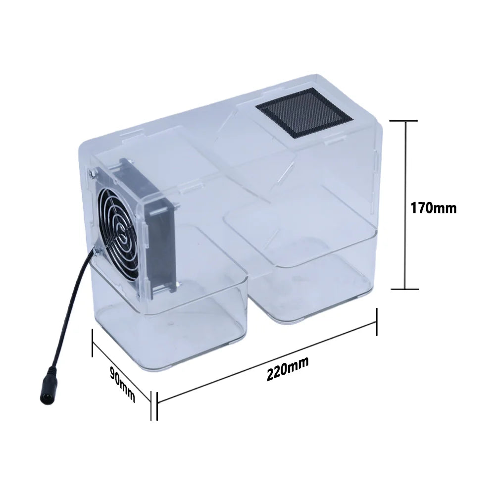 Bird Feed Shell Blowing Machine,No Assembly Required Husk Remover Wind Sheller Bird Seed Cleaner Machine, With Adjustable Speed