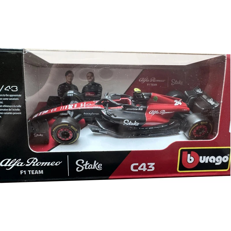 Bburago 1:43 Aston Martin AMR23 Mercedes W14 Red Bull RB19 Miami GP Ferrari SF23 Alpine A523 F1 Model Formula Car Static Racing