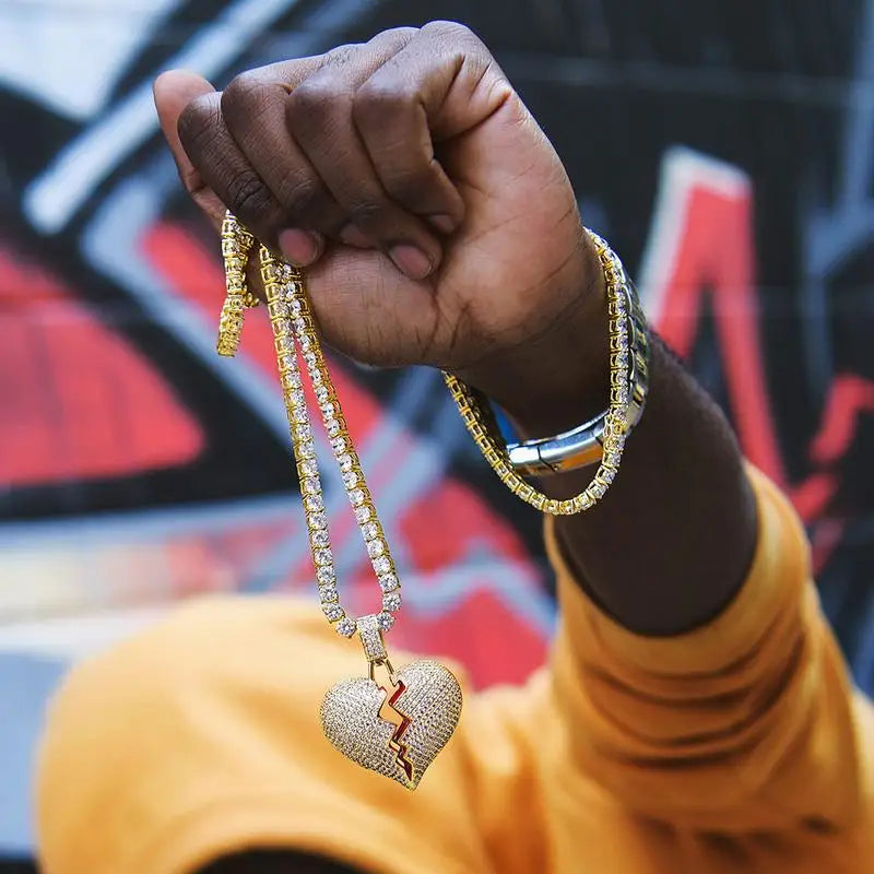 Hip-Hop 1 Row Cz Tennis Chain Necklace Cubic Zircon Iced Out 3Mm 4Mm 5Mm 6Mm 18/K Rapper Necklace Drop Shipping Luxury Jewelry